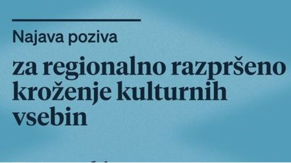 Javni poziv za kroženje kulturnih projektov v letu 2024