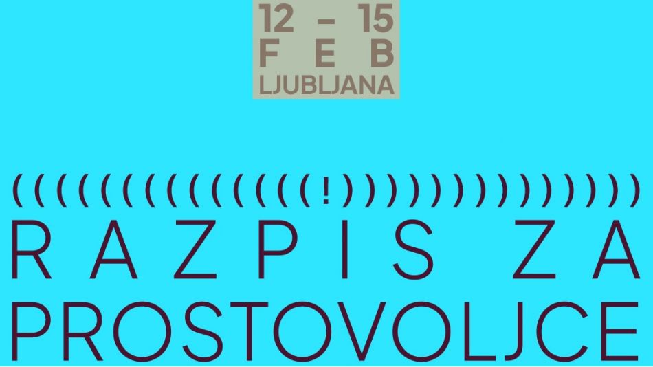 MENT: Razpis za prostovoljce MENT: Razpis za prostovoljce