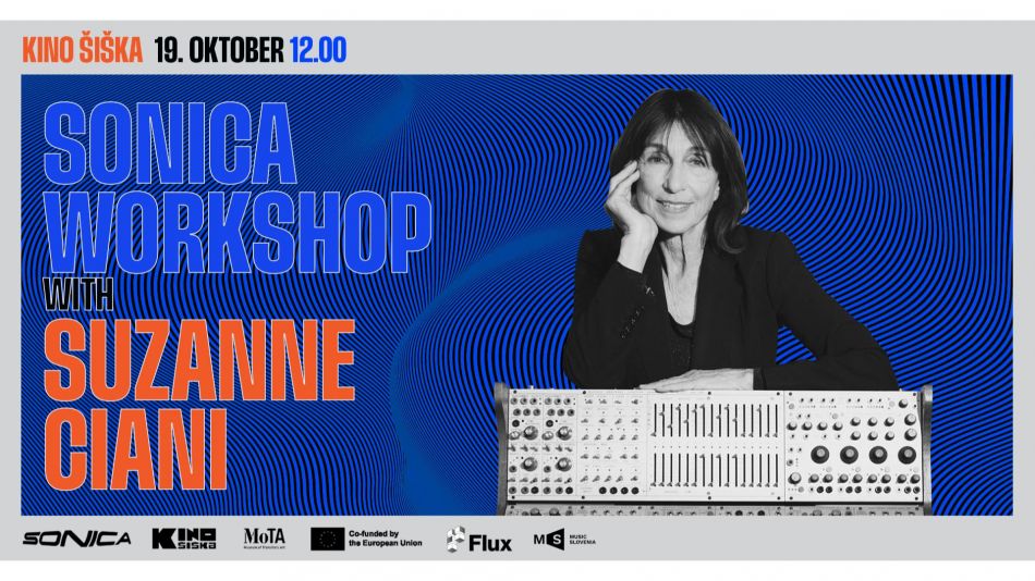 Štipendija za delavnico s pionirko elektronske glasbe Suzanne Ciani Štipendija za delavnico s pionirko elektronske glasbe Suzanne Ciani