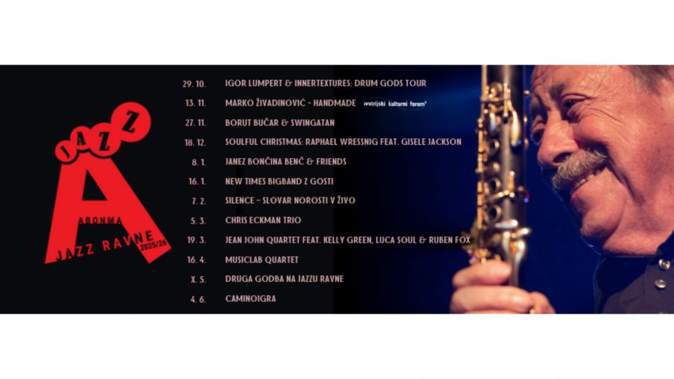 Abonma Jazz Ravne 2025/2026 Abonma Jazz Ravne 2025/2026