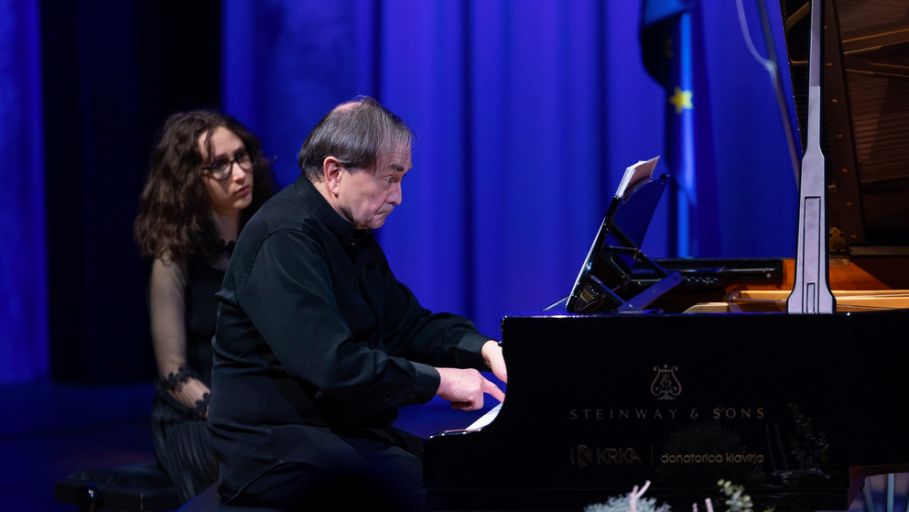 Pierre-Laurent Aimard na Akademiji za glasbo.