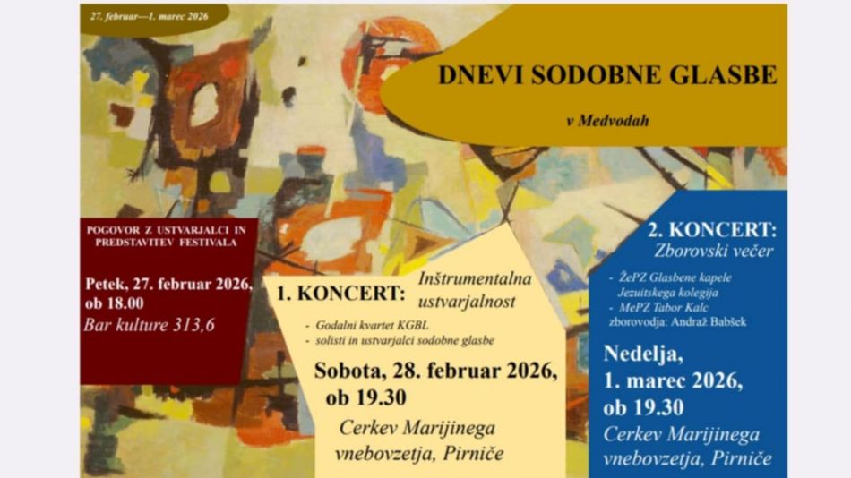 Dnevi sodobne glasbe v Medvodah