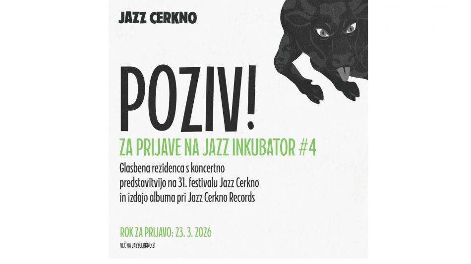 Poziv! Glasbena rezidenca Jazz inkubator #4