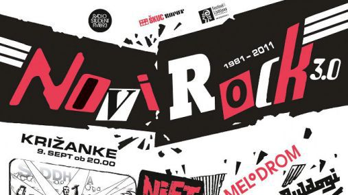 Plakat letošnjega Novega rocka.