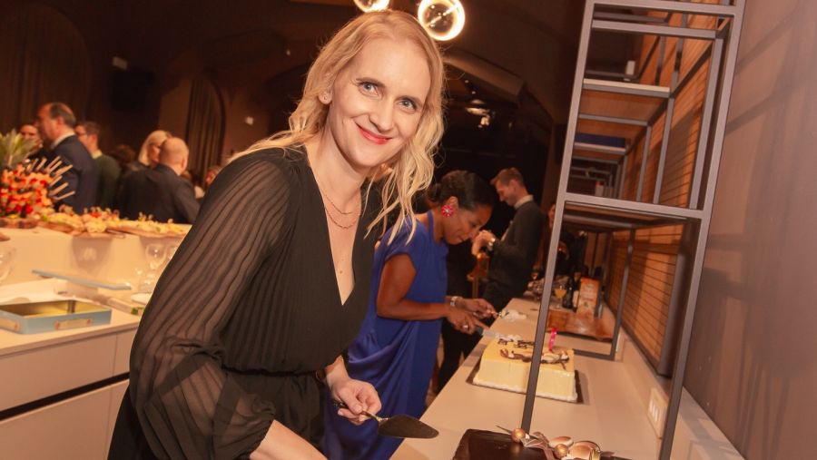 Katja Konvalinka na proslavi ob 20-letnici SKGG-ja. Katja Konvalinka na proslavi ob 20-letnici SKGG-ja.