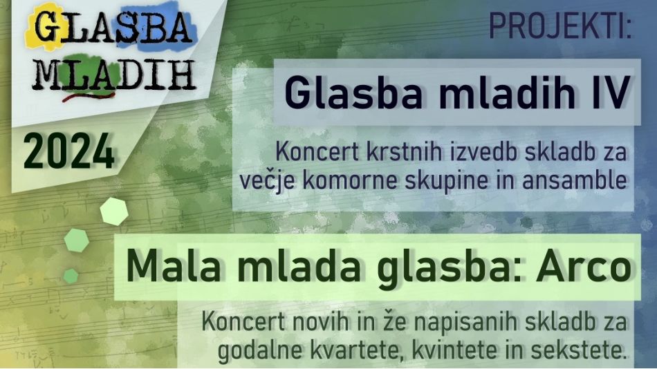 Razpis: Glasba mladih Razpis: Glasba mladih