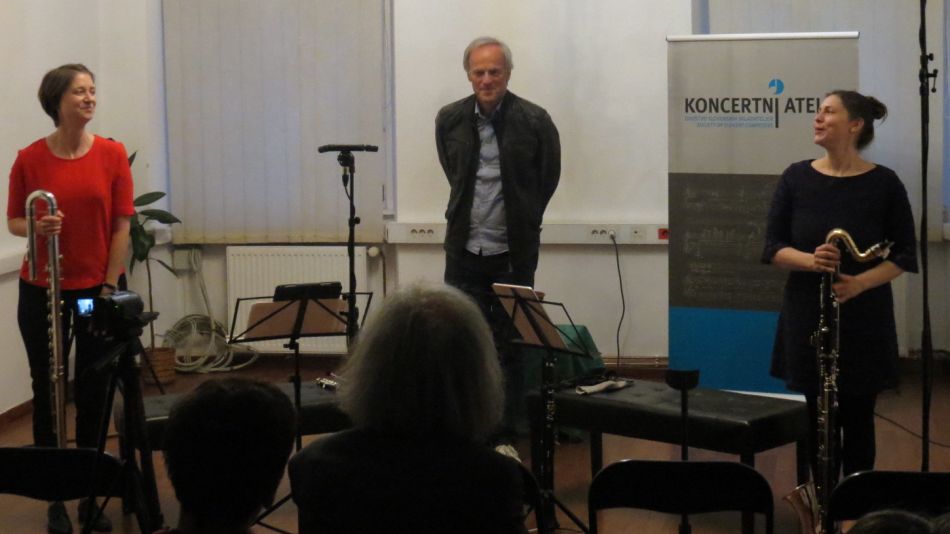 Anja Clift, Uroš Rojko in Valentina Štrucelj.