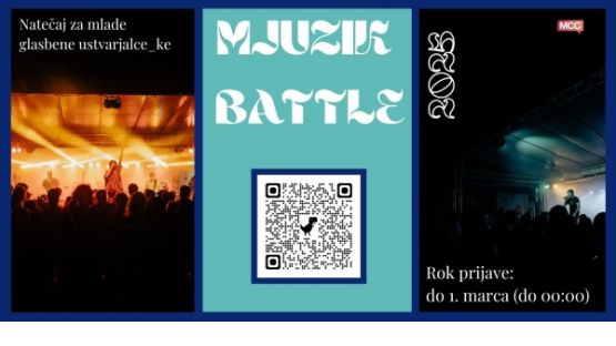 Mjuzik Battle 2025: Razpis za mlade glasbene ustvarjalce_ke