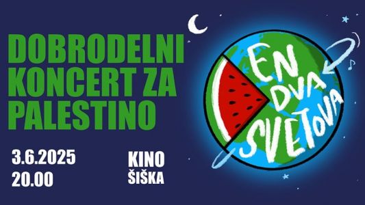 EnDvaSvetova 2025 - Dobrodelni koncert za Palestino