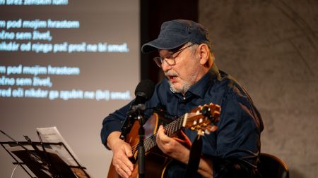 Jani Kovačič v Cankarjevem domu.