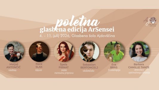 Poletna glasbena edicija ArSensei 2026 v Ajdovščini