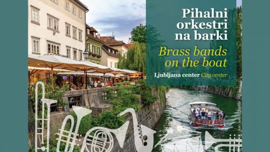 Glasba na vodi: Ljubljanica gosti pihalne orkestre Festivala ljubiteljske kulture 2026