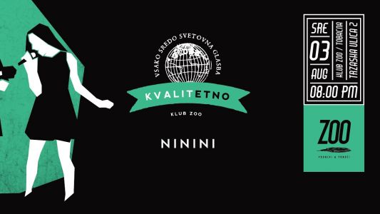 Ninini, Klub ZOO, 3. avgust 2016