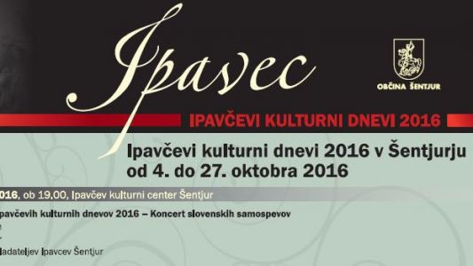 Ipavčevi kulturni dnevi 2016
