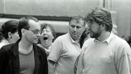 Igor Vidmar in Igor Bavčar 19. 7.  l. 1988.