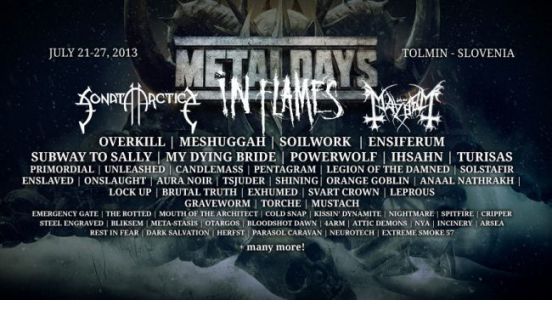 MetalDays pod novo znamko nadaljuje zgodbo najbolj uspešnega festivala pri nas, Metalcampa.