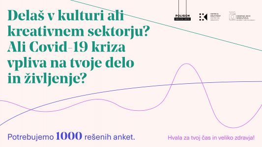 Anketa Kreativnega centra Poligon o delovanju kreativnega sektorja v času Covid19