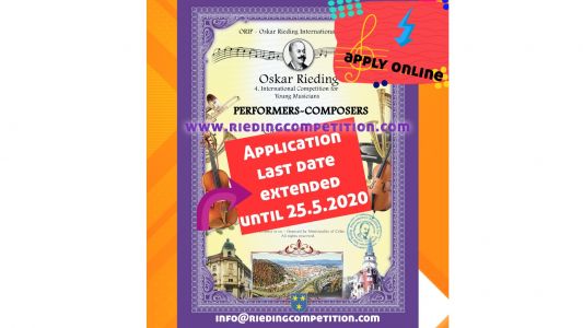 4. Mednarodno tekmovanje za mlade glasbenike Oskar Rieding