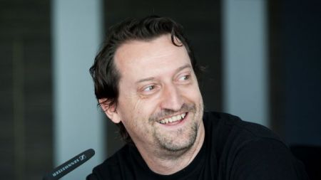 Bogdan Benigar na tiskovni konferenci Jazz festivala Ljubljana 2013. (Foto: Nada Žgank)