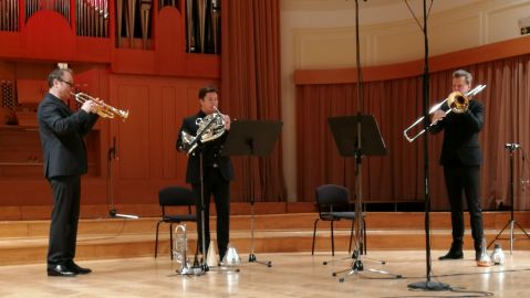 Trobilni trio na koncertnem ciklu SiBRASS 2020
