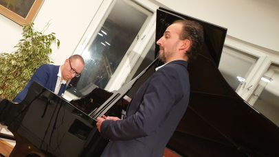 Nejc Lavrenčič in Lucas Somoza Osterc.