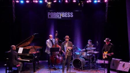 Jure Pukl Quintet v znanem dunajskem jazzovskem klubu Porgy &amp; Bess.