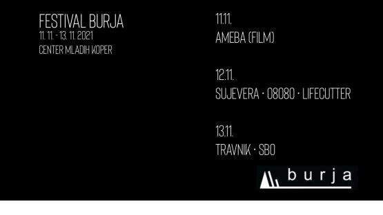 Festival Burja 2021