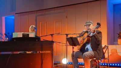 Miran Košuta in Jani Kovačič.