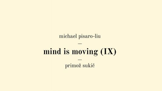 Michale Pisaro Liu: Mind Is Moving (IX)