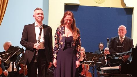 Duo Claripiano in Celjski godalni orkester z Nenadom Firštom.