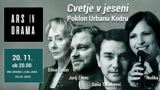Cvetje v jeseni – poklon Urbanu Kodru