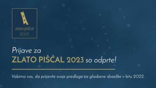 Prijavite fonograme za glasbene nagrade Zlata piščal 2023