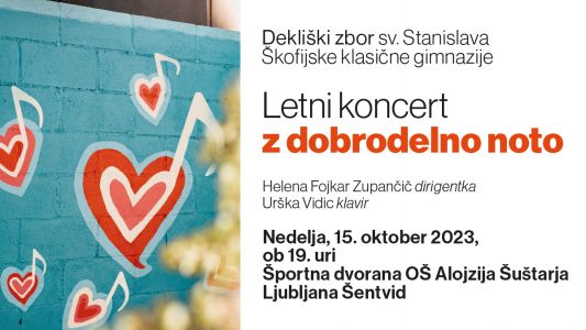 Letni koncert Dekliškega zbora sv. Stanislava ŠKG