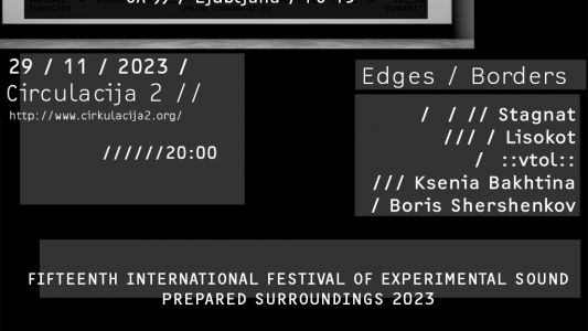 15. mednarodni festival eksperimentalnega zvoka Prepared Surroundings 2023