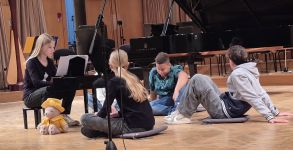 Učenci Glasbene šole Ljubljana Vič- Rudnik na Forumu nove glasbe.