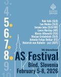 IX. Mednarodni festival AS, Bled 2026 - najave predavateljev IX. Mednarodni festival AS, Bled 2026 - najave predavateljev