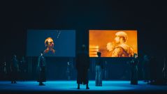 Poetična predstava Ofrej in Evridika.