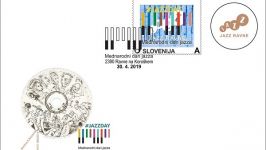 Poštna znamka z jazzovskim motivom vzbuja pozornost po vsem svetu