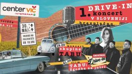 Drive-in koncert v Sloveniji v živo na parkirišču Centra Vič