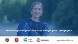 Prenovljena spominska soba Josipine Turnograjske