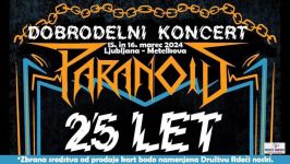 25 let Paranoida – dobrodelni festival ob obletnici