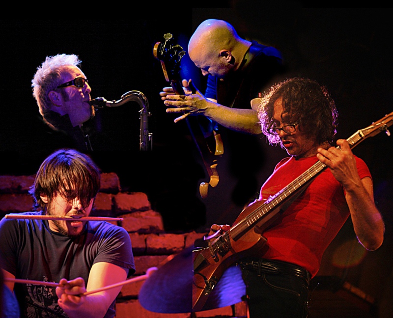 Skandinavsko-ameriški Scorch Trio with Mars Williams bo nastopil v petek. (foto: dokumentacija Jazz Cerkno)