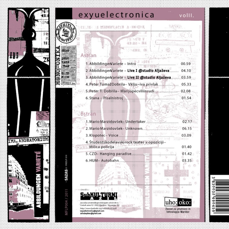 Hrbtna stran ovitka vinilnega albuma.